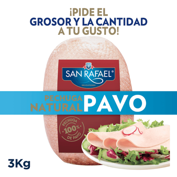 San Rafael Pechuga de Pavo Natural 1 kg