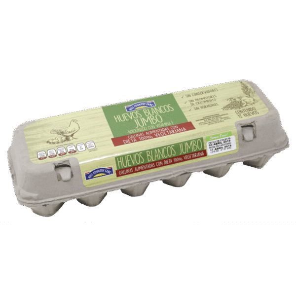 HCF Huevo Blanco Jumbo 12 pz