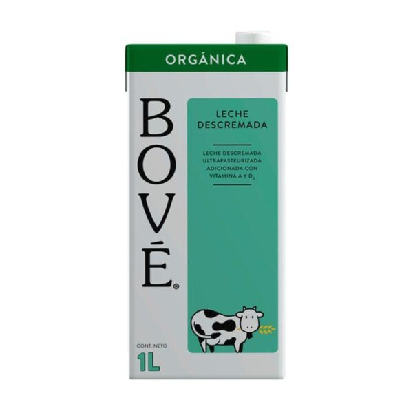 Bove Leche Descremada Orgánica 1 L