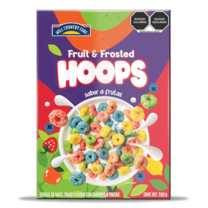 HCF Cereal Fruit & Frosted Hoops 550 g