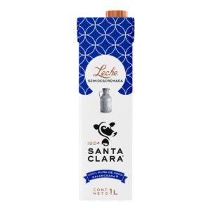 Santa Clara Leche Semidrescremada 1 L