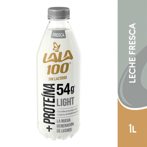 Lala Leche Fresca 100 Sin Lactosa Proteína Light 1 L