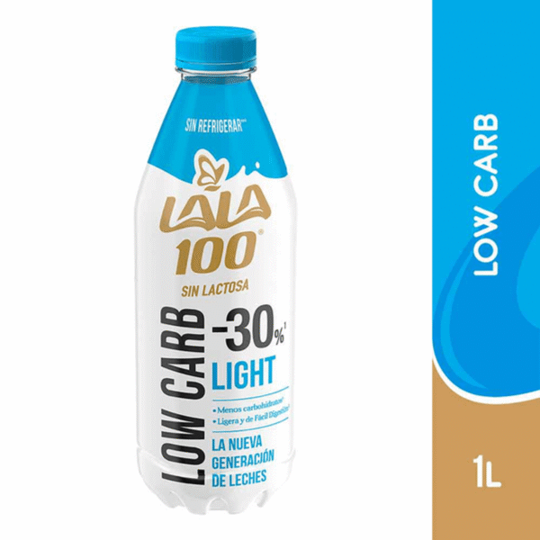 Lala Leche 100 Sin Lactosa Baja en Carbohidratos 1 L