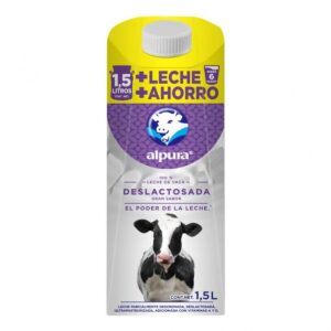 Alpura Leche Deslactosada 1.5 L