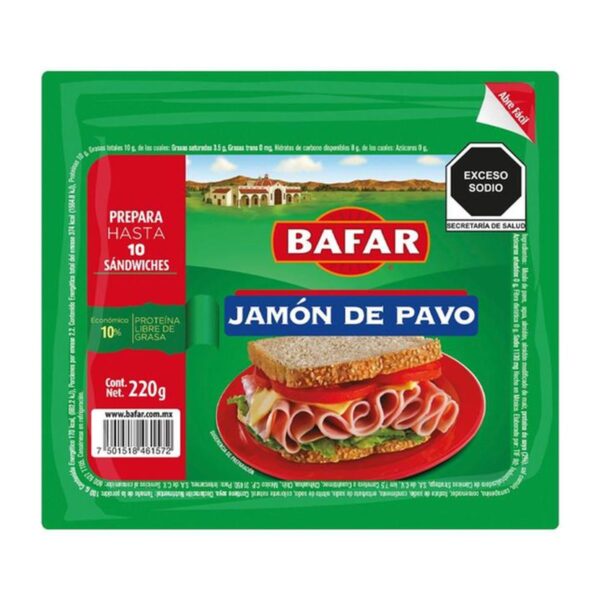 Bafar Jamón de Pavo 220