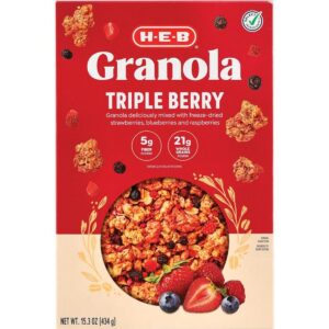 HEB Cereal Granola con Fresas Y Moras 434 g
