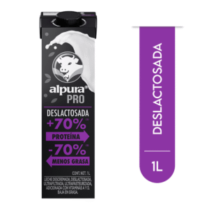 Alpura Leche Extra Proteina Deslactosada 1 L
