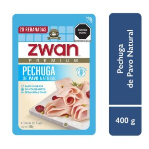 Zwan Premium Pechuga de Pavo Natural 400 g