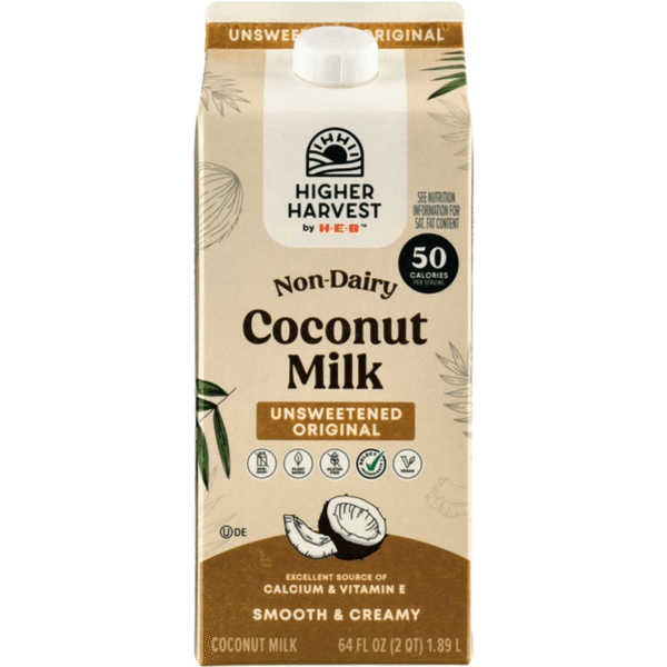 Higher Harvest Leche Coco Original Sin Azúcar 1.9 L