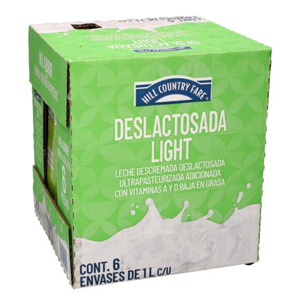 Hill Country Leche Deslactosada Light 6 Pack 6 L