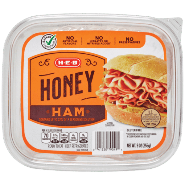 HEB Jamón Miel de Cerdo Bote 255 g