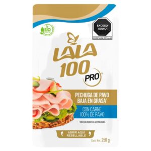 Lala 100 Pro Pechuga de Pavo Baja en Grasa 250 g