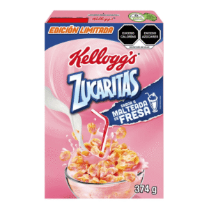 Kelloggs Cereal Malteada de Fresa 374 g