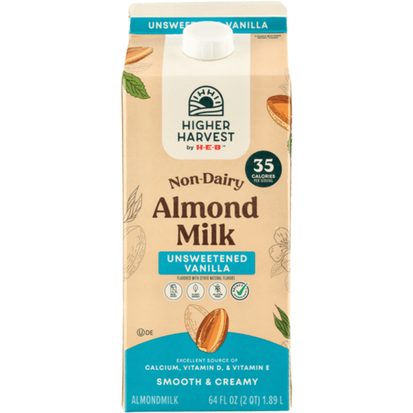 Higher Harvest Leche Almendra Vainilla sin Endulzar 1.89 L