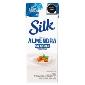 Silk Alimento Líquido De Almendra Sin Azúcar 190 ml