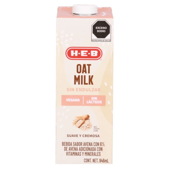 Leche Vegetal Avena Sin Azucar 946 Ml