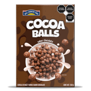 HCF Cereal Cocoa Balls Sabor Chocolate 550 g