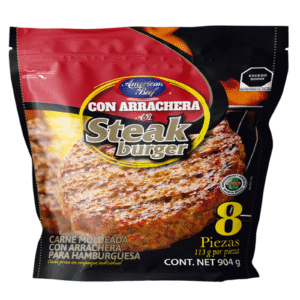 Carne Moldeada Para Hamburguesa con Arrachera 904 g H-E-B