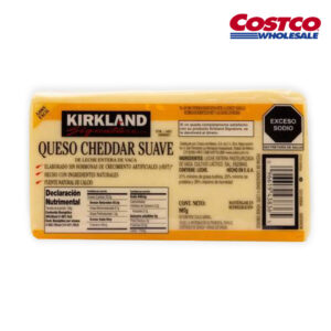 Queso Cheddar Kirkland Signature Suave 907g