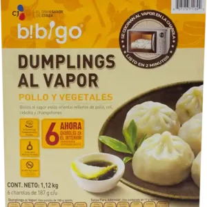 Bibigo Dumpling al Vapor Sabor a Pollo y Vegetales