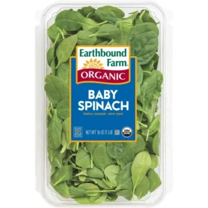 Earthbound Farm · Hojas de espinaca baby orgánica