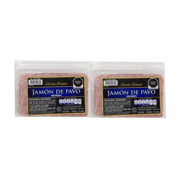 Seleccion Premium Jamón De Pavo 2/680 G