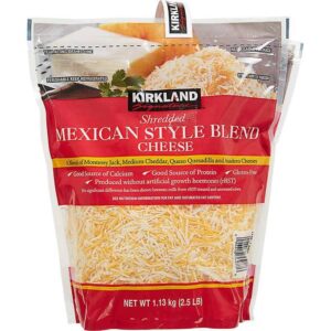 Kirkland Signature Queso Rallado Mezcla Mexicana 2/1,13 kg 