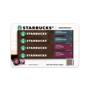Starbucks Cápsulas Nespresso, Café Espresso Roast y Verona 40 cápsulas