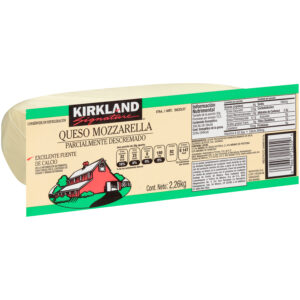 Kirkland Signature Queso Mozzarella Barra 2.26 kg
