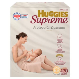 Huggies Supreme Platino Pañales Etapa 2 Unisex 120 pzas