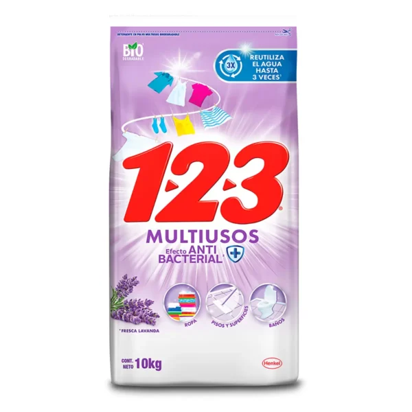123 Jabón Multiusos Aroma Lavanda 10 kg