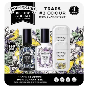 Poo Pourri Aromatizante en Spray para Baño 4 pzs