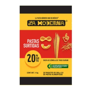 La Moderna Pastas Surtidas 20 pzas de 200 gr