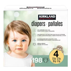 Kirkland Signature Pañales Etapa 4 Unisex 168 pzas