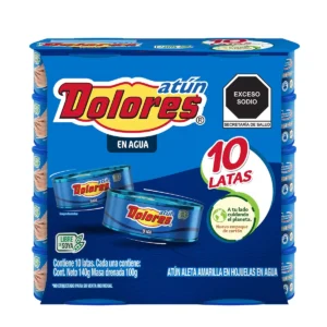 Dolores Atún en Agua 10 pzas de 140 g