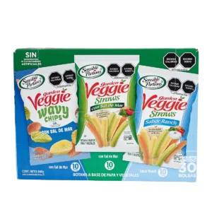 Garden Veggie Papas Surtidas 30 pzas de 28 g