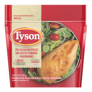 Tyson Pechuga Congelada Sin Hueso Sin Piel 700 g