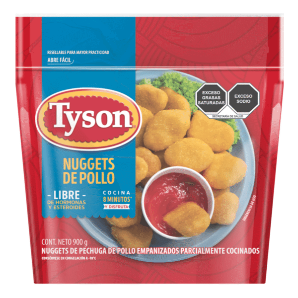 Tyson Nuggets de Pechuga de Pollo 900 g