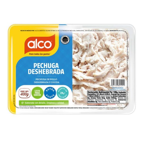 Alco Pechuga de Pollo Deshebrada 400 g