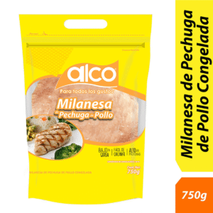 Alco Milanesa de Pollo Congelada Bolsa 750 g