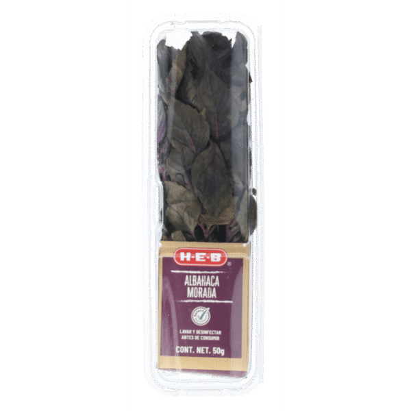 HEB Albahaca Morada Empacada 50 g