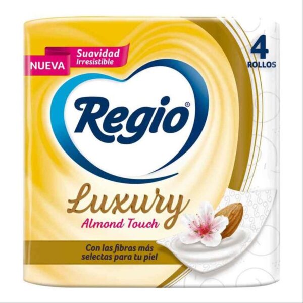 Papel Higiénico Luxury Almond Touch 4 Pz