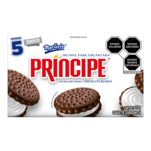 Marinela Galletas Sándwich Rellenas Príncipe Sabor Chocol 315 g
