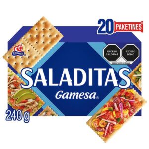 Galletas Gamesa Saladitas clásicas 20 paketines 240 g