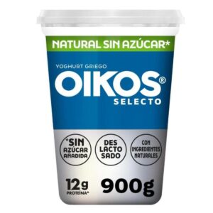 Yogurt Griego Oikos con Proteína Sabor Natural Sin Azúcar 900 g