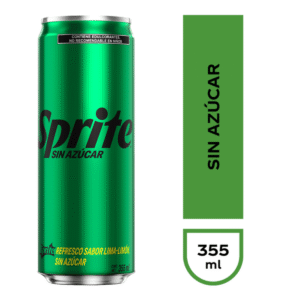 RefrescoSprite Sabor Lima-Limón Sin Azúcar 355 Ml