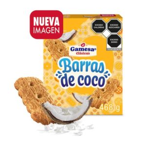 Barras Gamesa Clásicas Coco 4 paketines 468 g