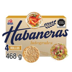 Galletas Habaneras Integrales 4 rollos 468 g