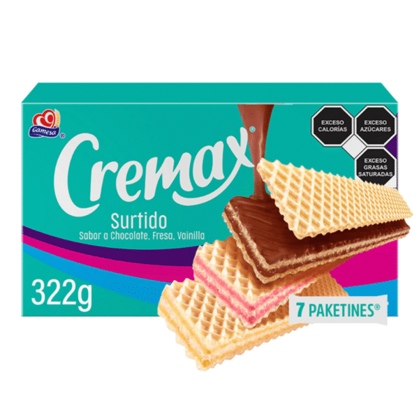 Galletas Gamesa Cremax 7 paketines 322 g
