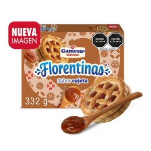 Galletas Clásicas Florentinas Cajeta 4 paketines 332 g